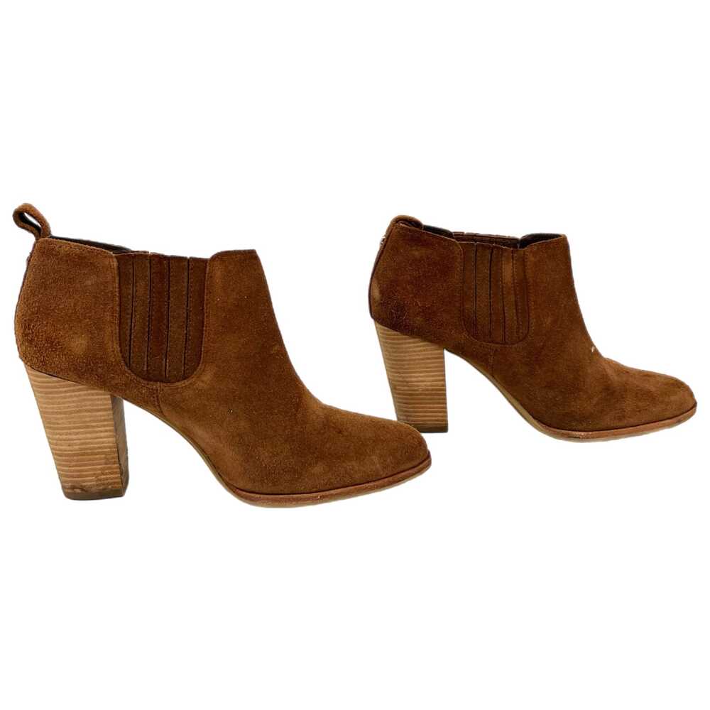 Michael Kors Brown Suede Ankle Booties | Size 6